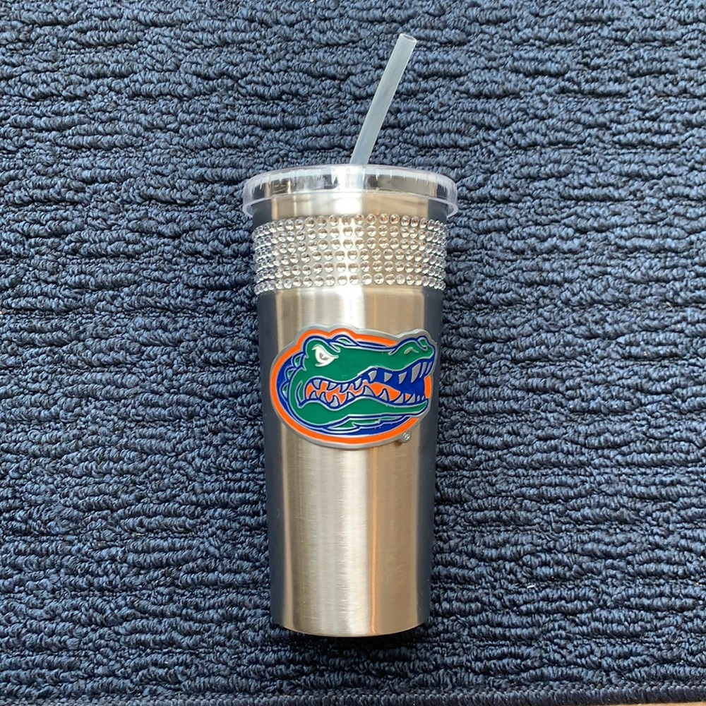Florida Gator Tumbler with Straw